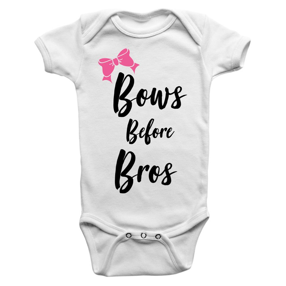 Limited Edition - Bows Before Bros Onesie Bodysuit