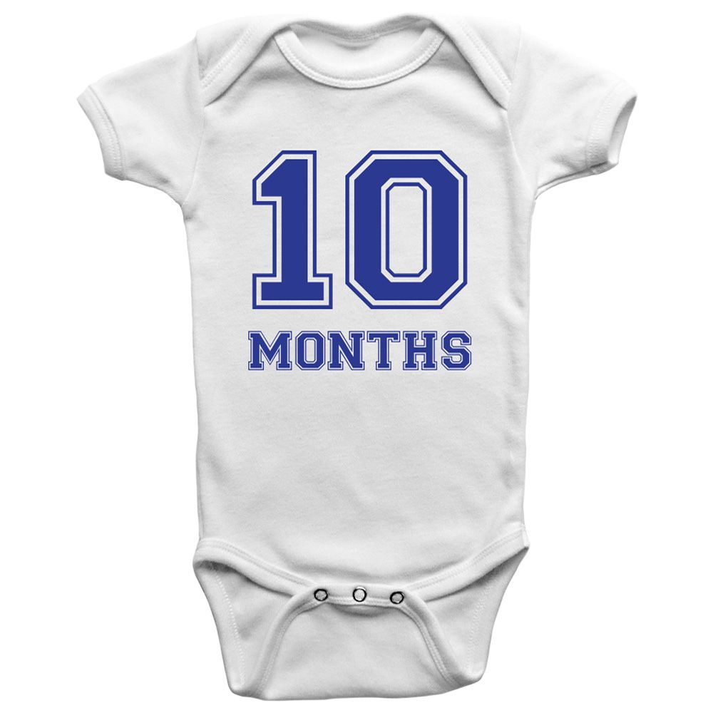 Limited Edition - Ten Months Onesie Bodysuit - Blue