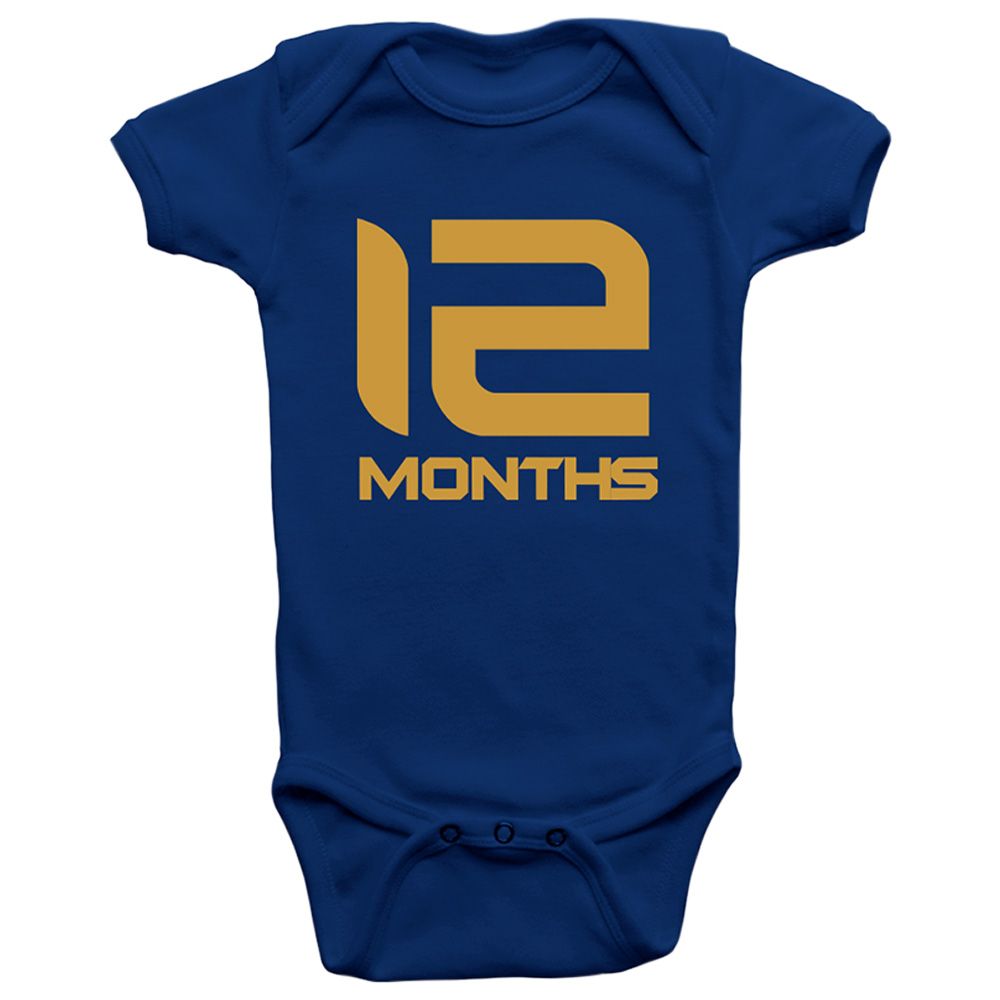 Limited Edition - Twelve Months Onesie Bodysuit