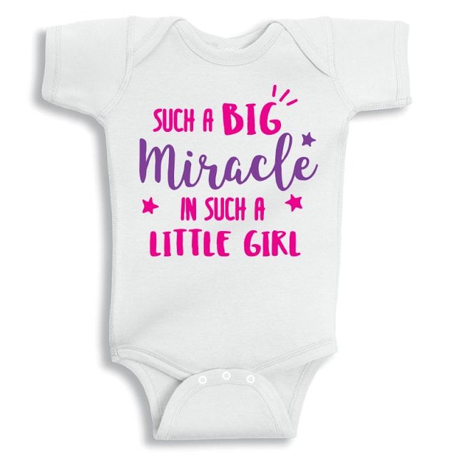 Twinkle Hands - Such a Big Miracle Onesie