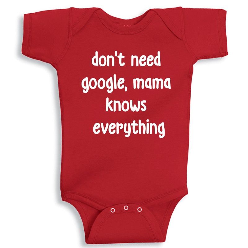 Twinkle Hands - Red Personalised Baby Onesie