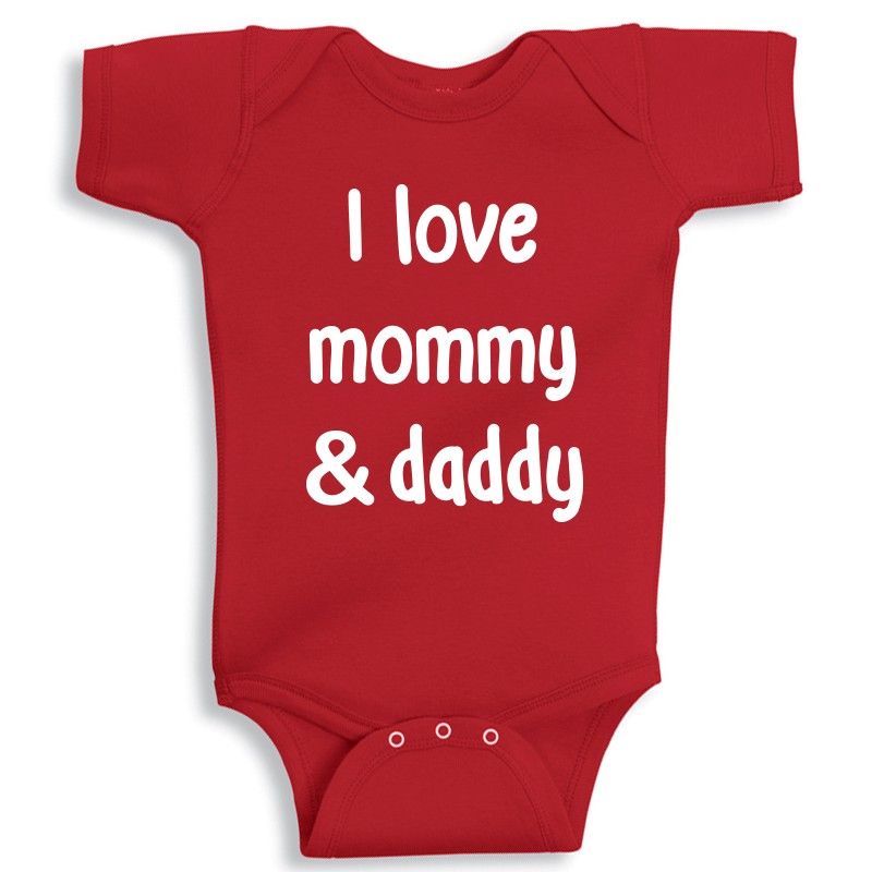 Twinkle Hands - Red Personalised Baby Onesie