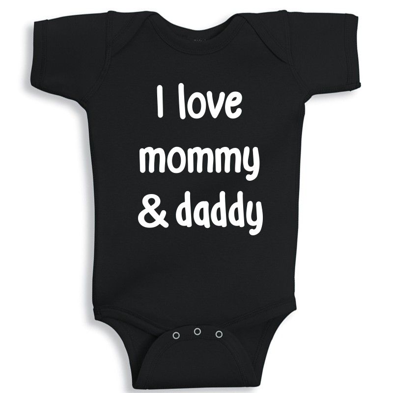 Twinkle Hands - Black Personalised Baby Onesie