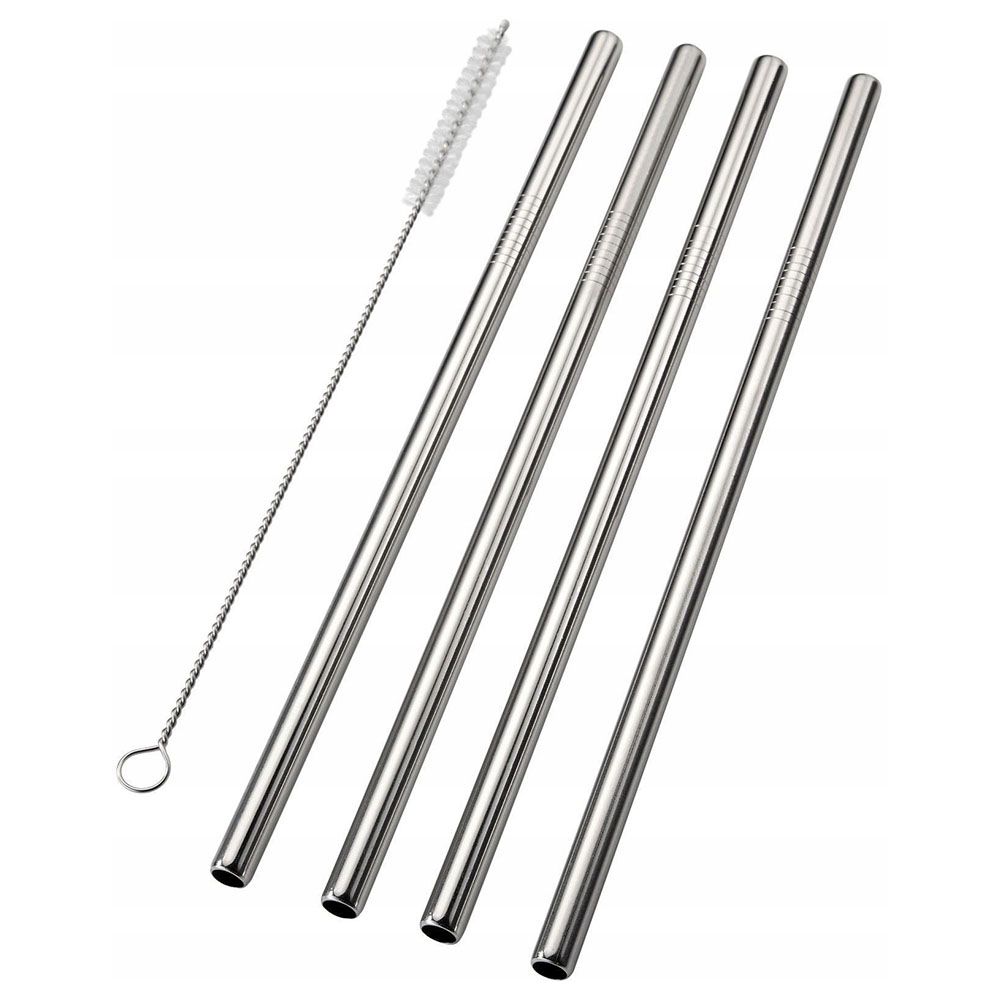 Gefu - Stainless Steel Straw Future Set of 4pcs