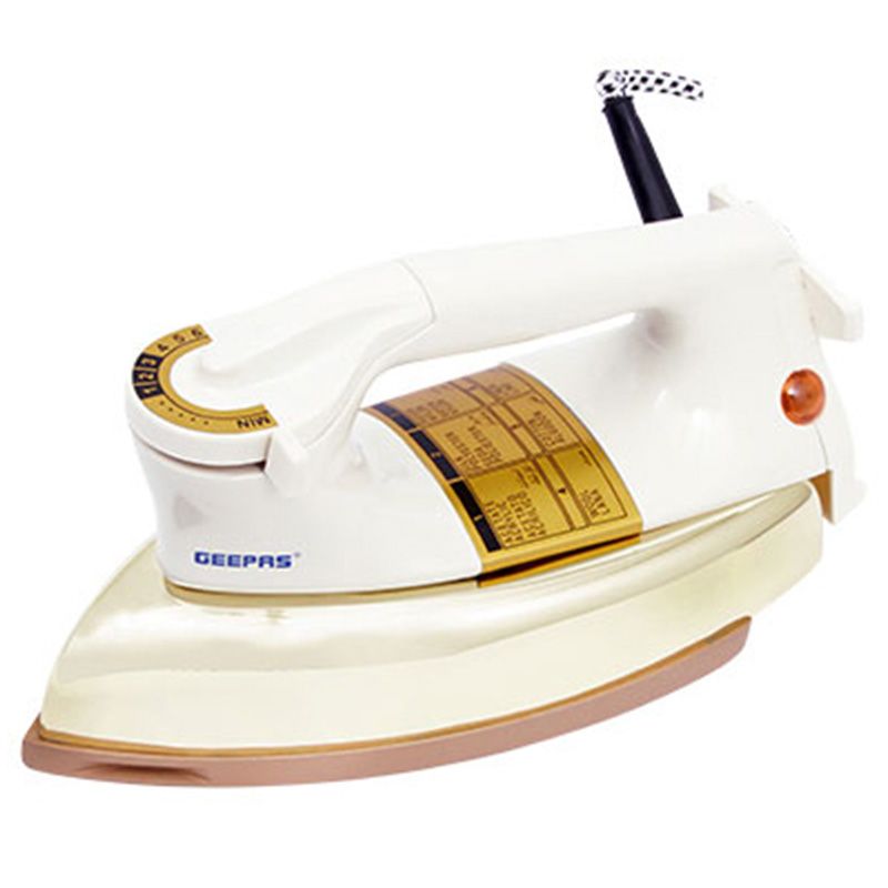 Geepas - 1000W Heavy Weight Dry Iron