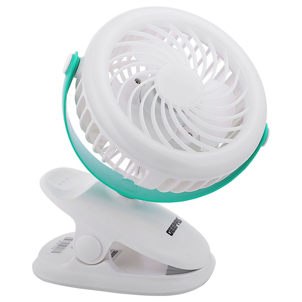 Geepas - 2-in-1 Rechargeable Convertible Table Fan 1200 MAH