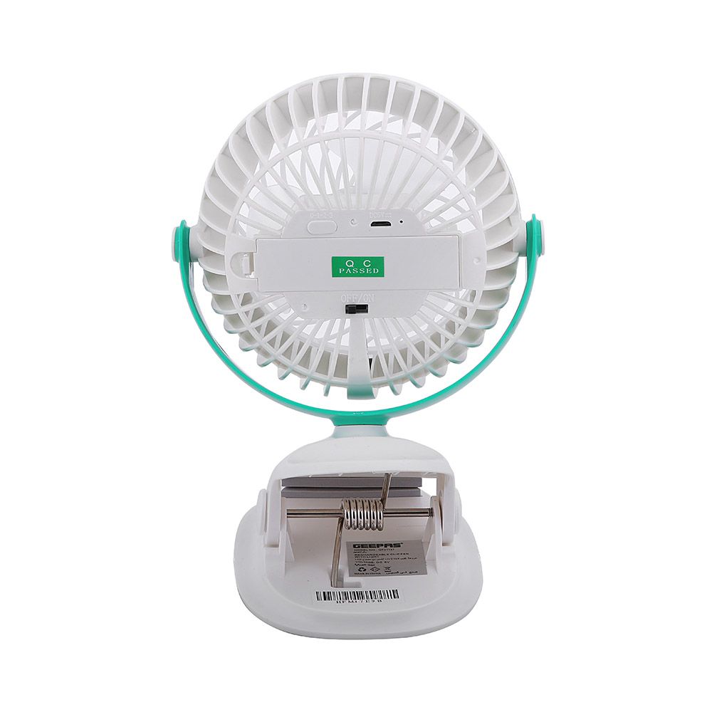 Geepas - 2-in-1 Rechargeable Convertible Table Fan 1200 MAH