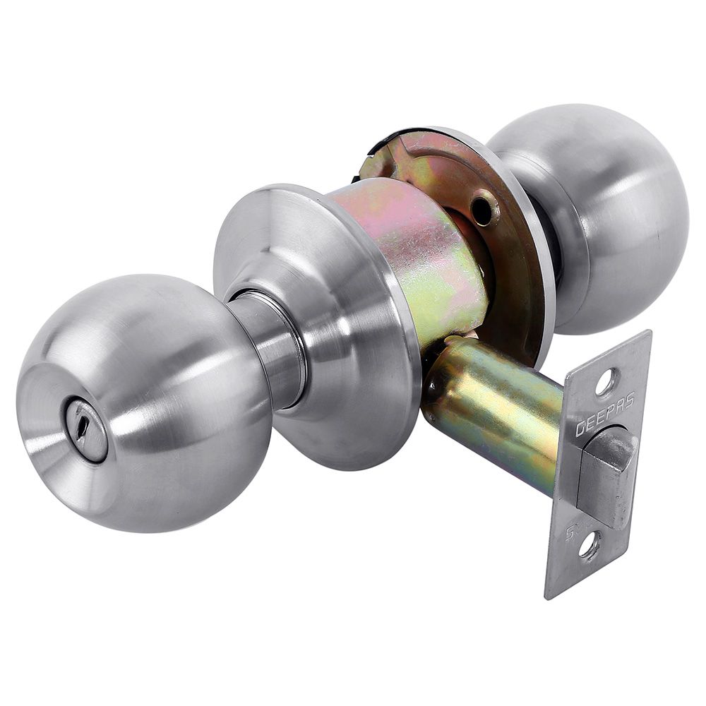 Geepas - Stainless Steel Cylindrical Lock - Security Lock