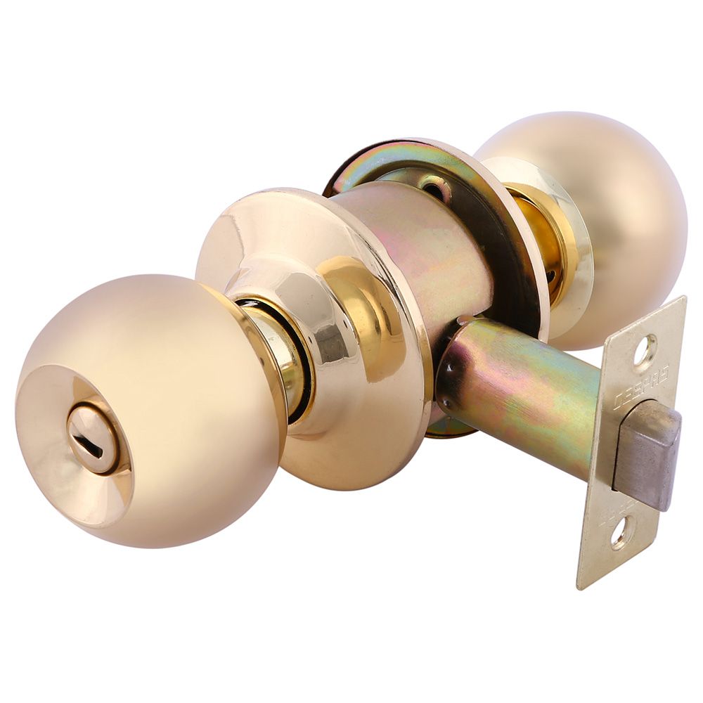 Geepas - SS Cylindrical Lock Gold Plated - Security Lock