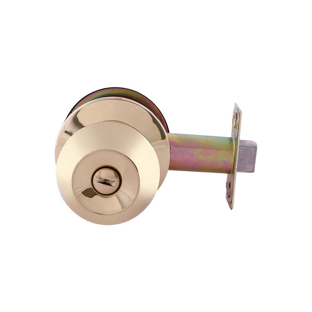 Geepas - SS Cylindrical Lock Gold Plated - Security Lock