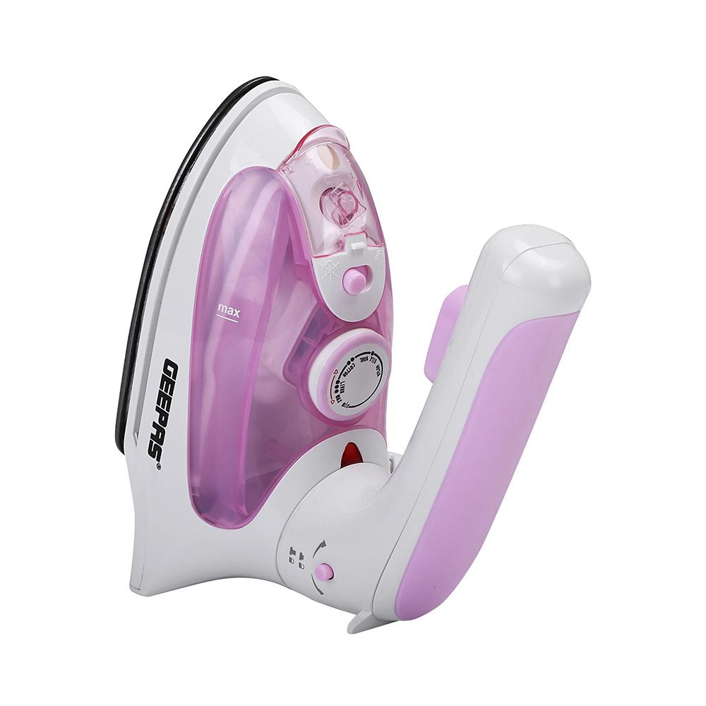 Geepas - 1000W Dry Iron with Foldable Handle