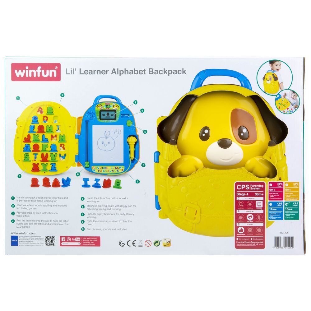 Winfun - Lil' Learner Alphabet Backpack