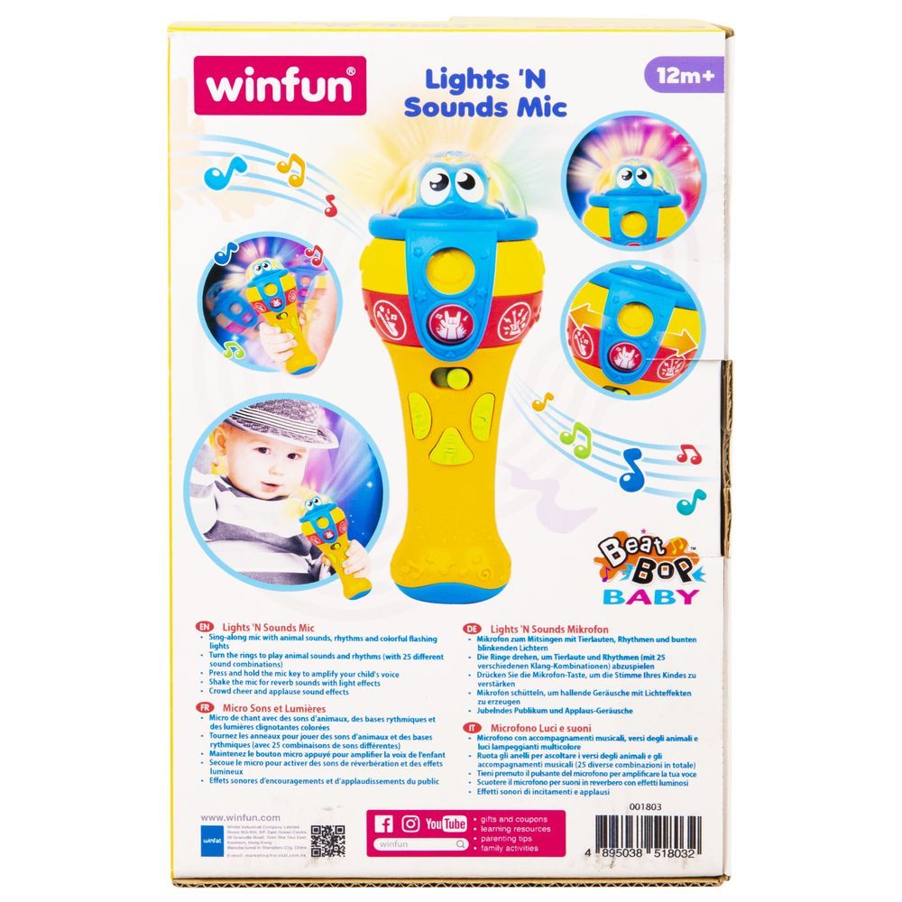 Winfun - ميكروفون Lights 'N Sounds