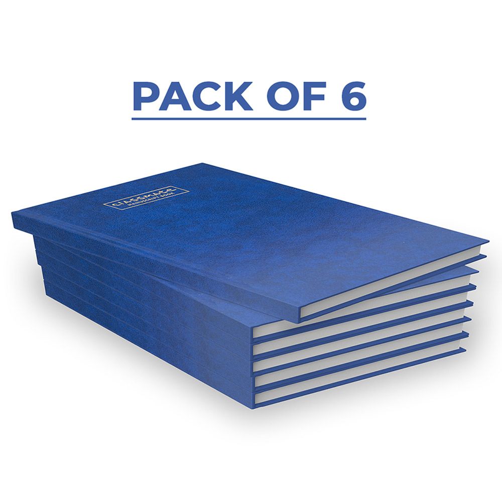 Classmate - Manuscript Book 192 Pages Pack of 6 - Blue