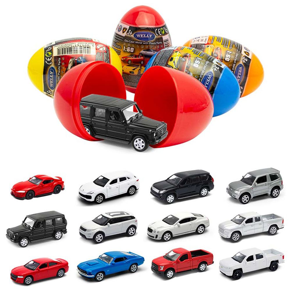 Welly - Dicast Metal Cars In Capsule Pack Assorted 1pc