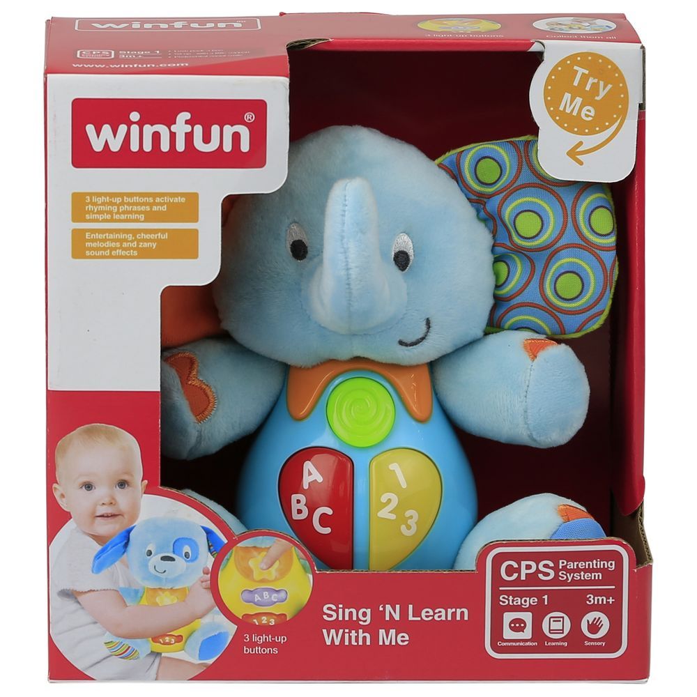 Winfun - Sing 'N Learn With Me - Timber The Elephant