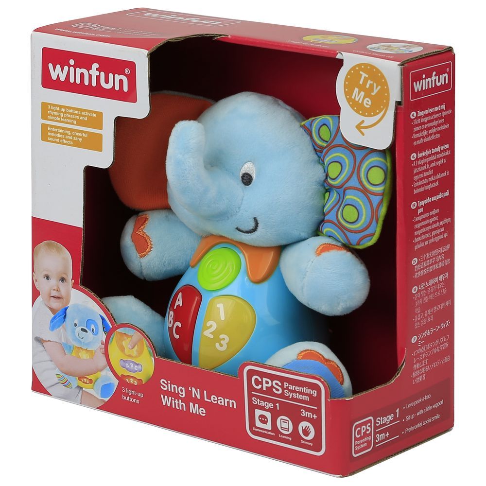 Winfun - Sing 'N Learn With Me - Timber The Elephant