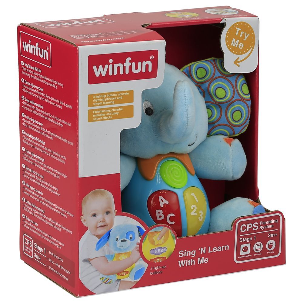 Winfun - Sing 'N Learn With Me - Timber The Elephant