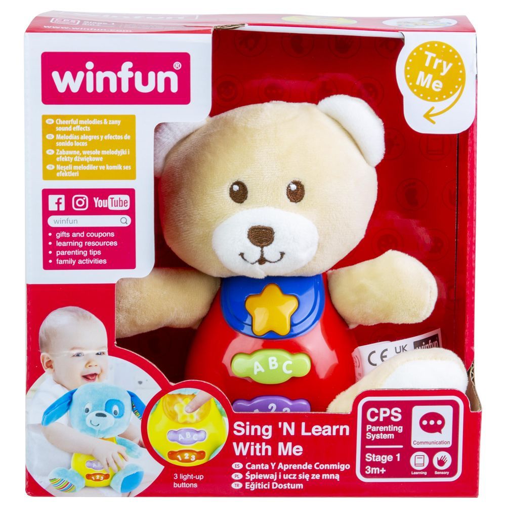 Winfun - Sing 'N Learn With Me - Bear