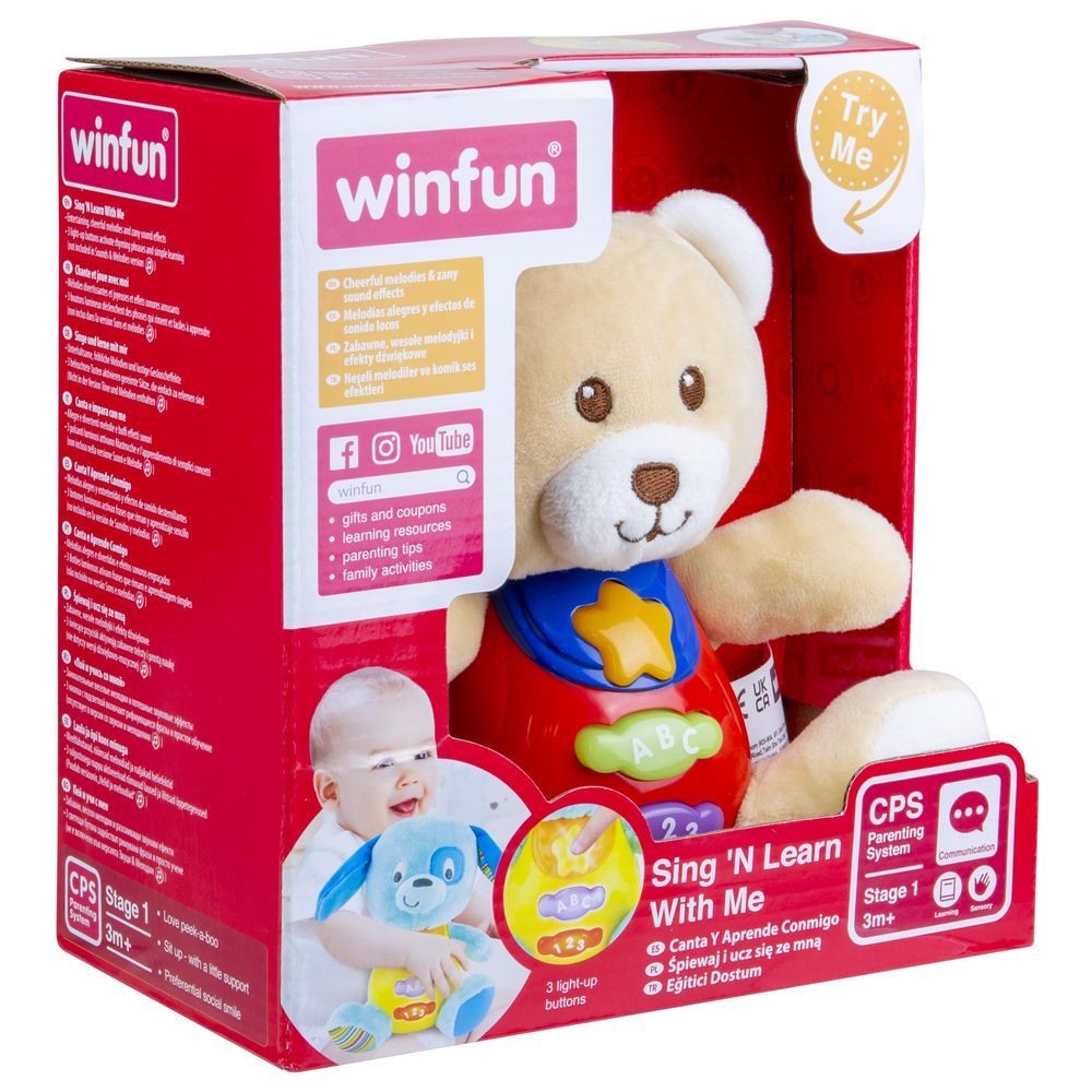 Winfun - Sing 'N Learn With Me - Bear