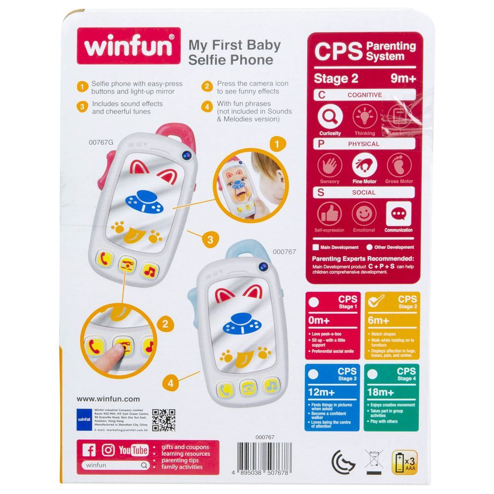 Winfun - My First Baby Selfie Phone - Blue