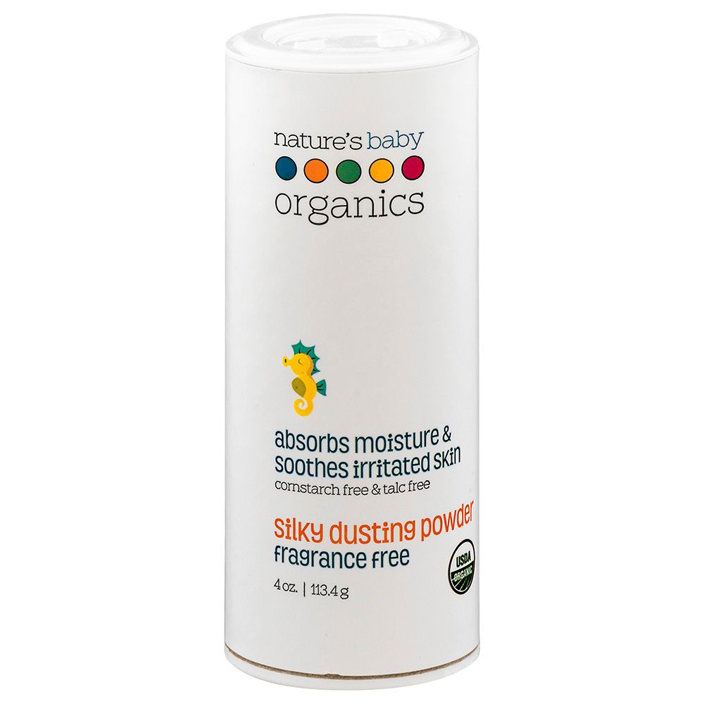 Nature's Baby Organics - Dusting Powder - Fragrance Free 4oz