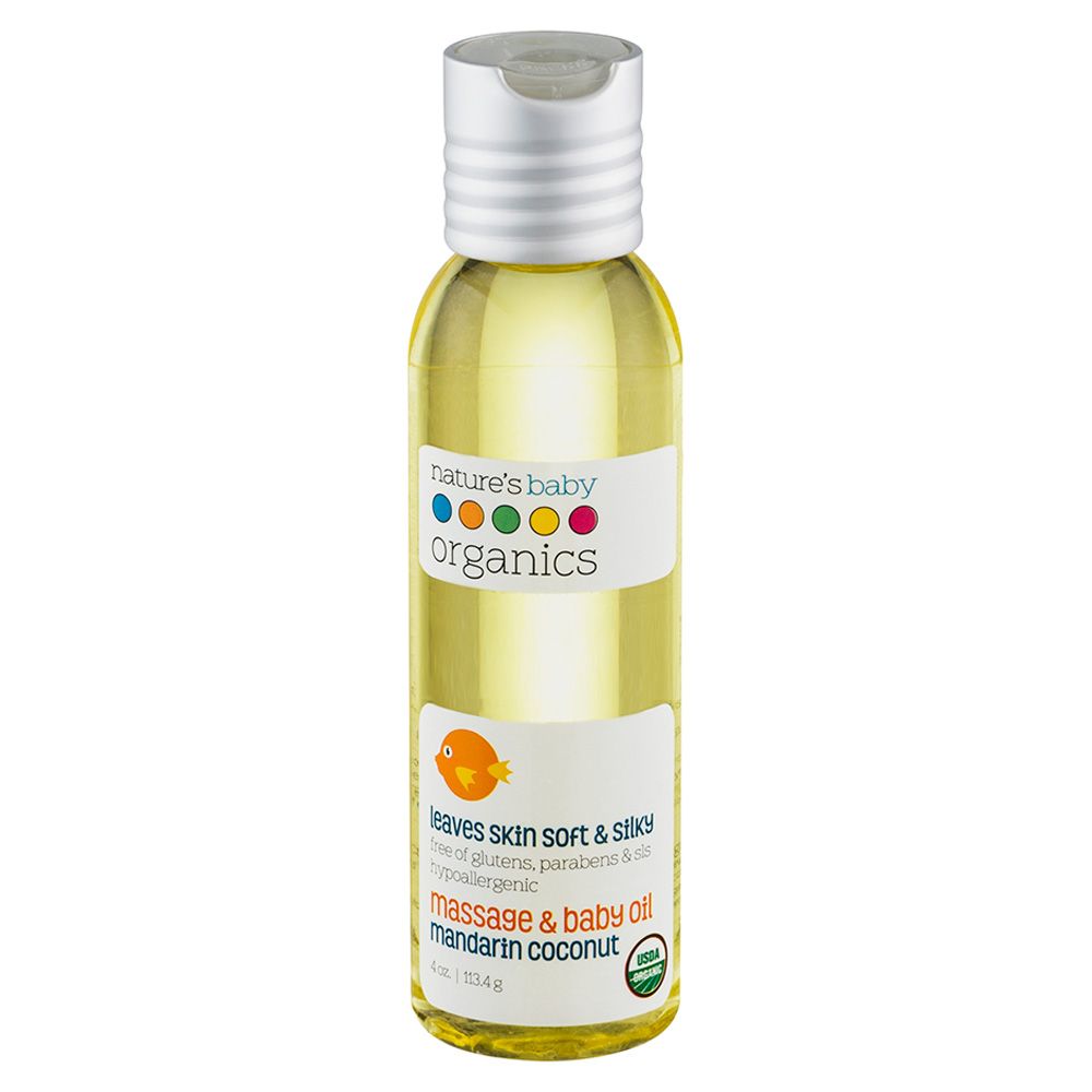 Nature's Baby Organics - Baby Oil Mandarin & Coconut