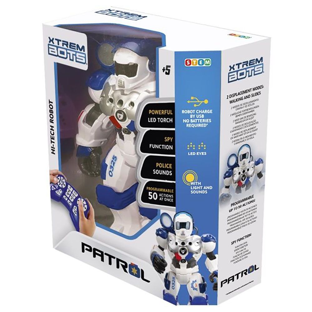 Xtreme Bots - Patrol Bot Smart RC Robot