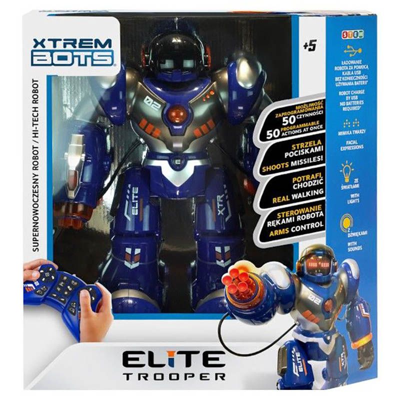 Xtreme Bots - Elite Trooper Smart RC Robot