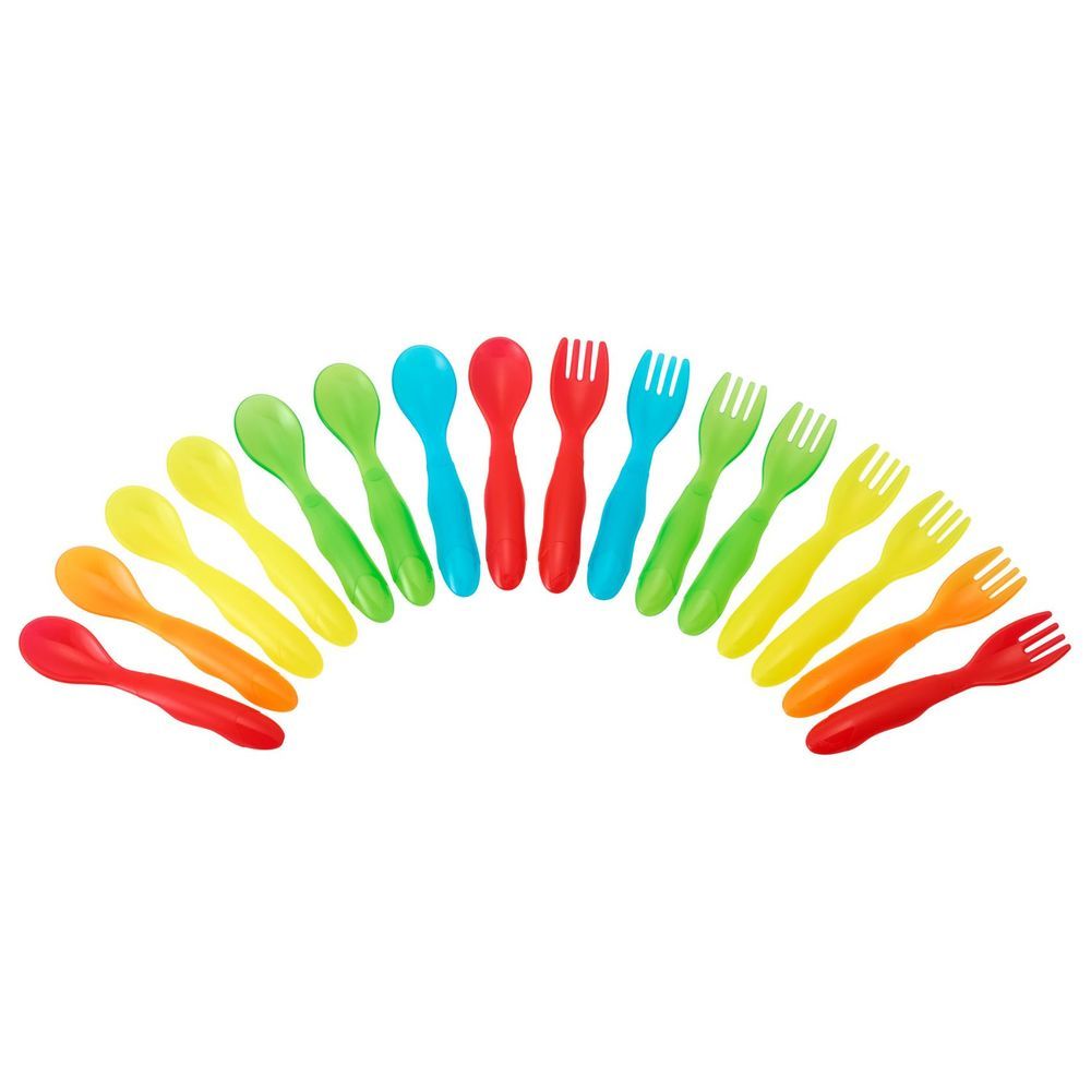 The First Years - Take & Toss Toddler Flatware Pack of 16