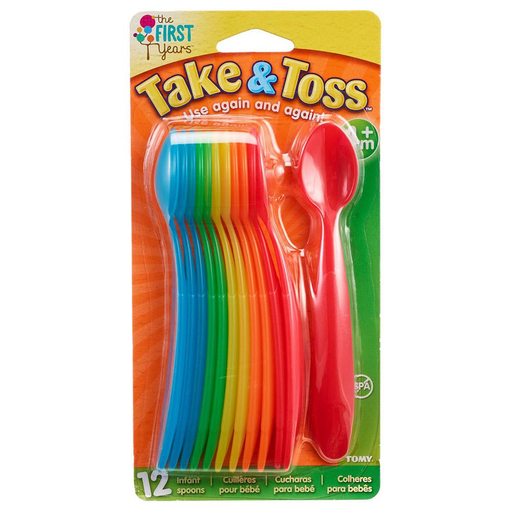 The First Years - Take & Toss Infant Spoons Pack of 12