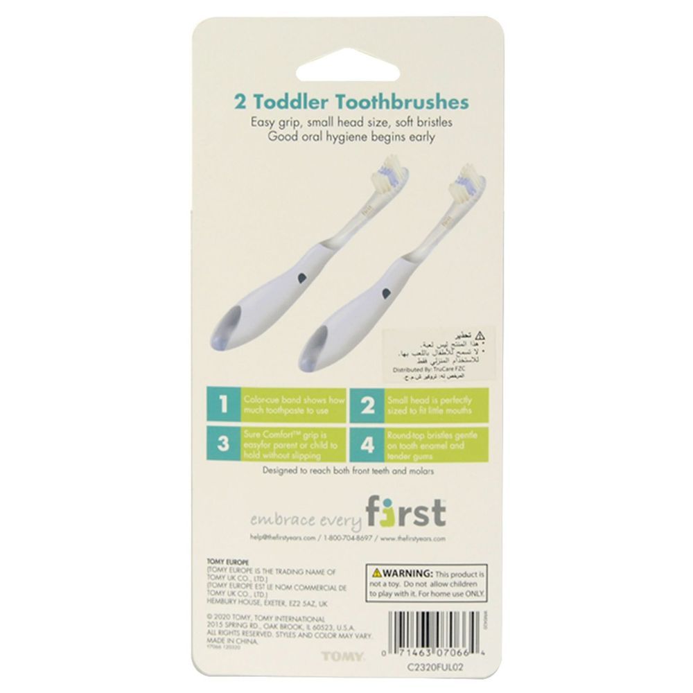 The First Years - Toddler Toothbrush - Pack of 2