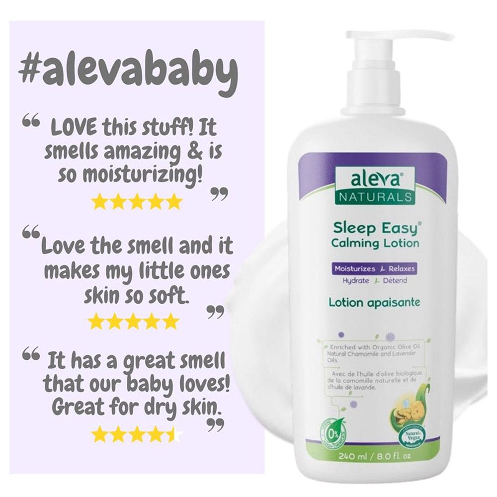 AlevaNaturals - Sleep Easy Baby Calming Lotion - 240ml