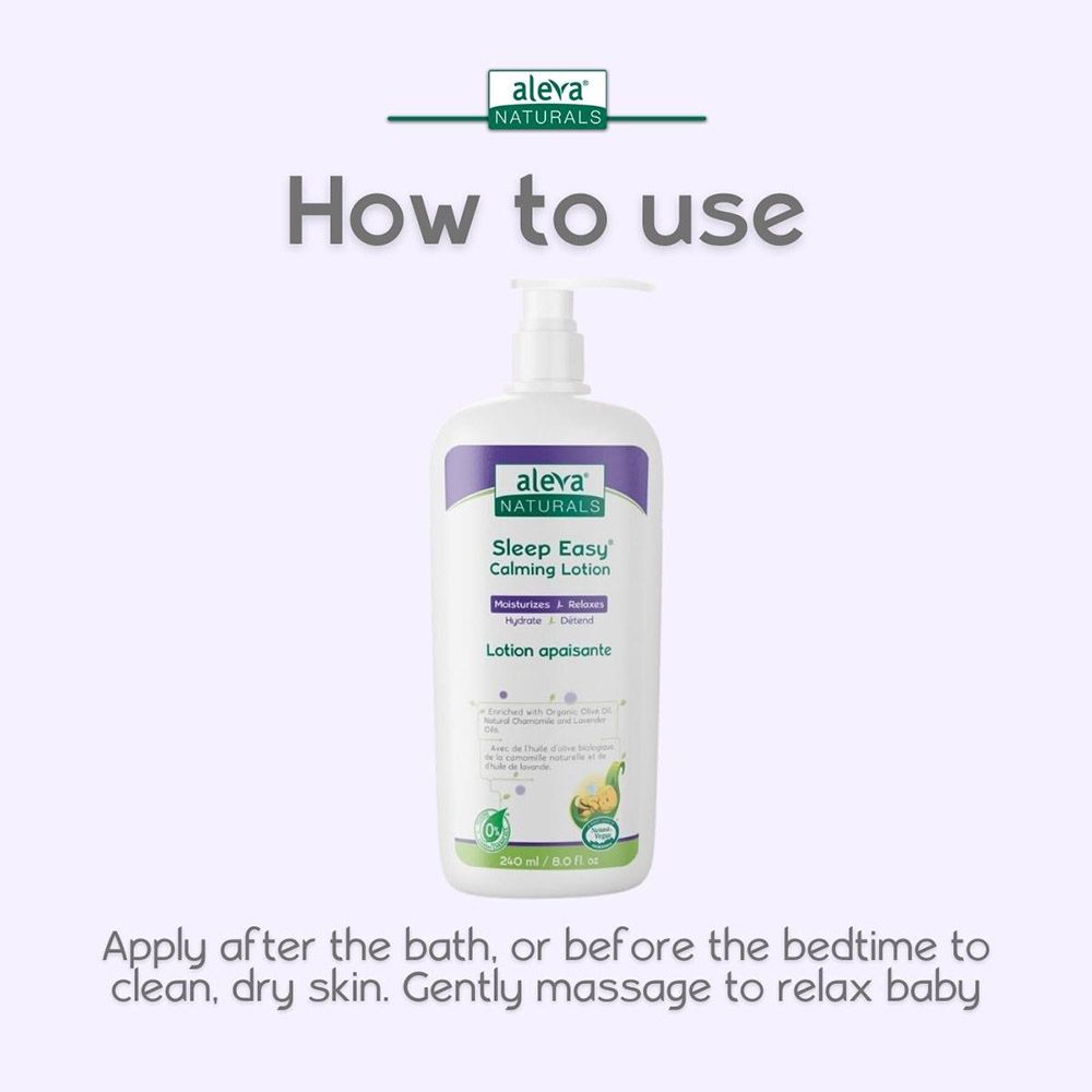 AlevaNaturals - Sleep Easy Baby Calming Lotion - 240ml