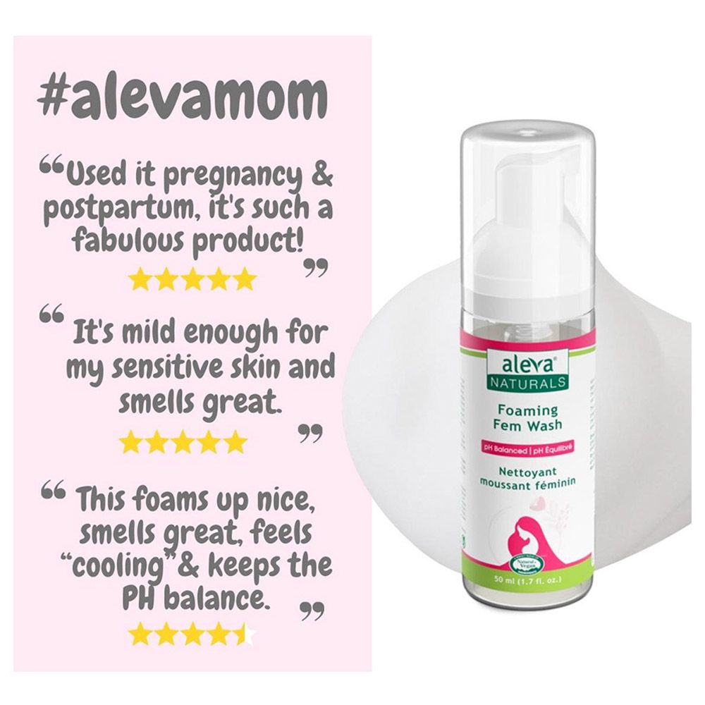 AlevaNaturals - Maternal Care Foaming Fem Wash - 50ml