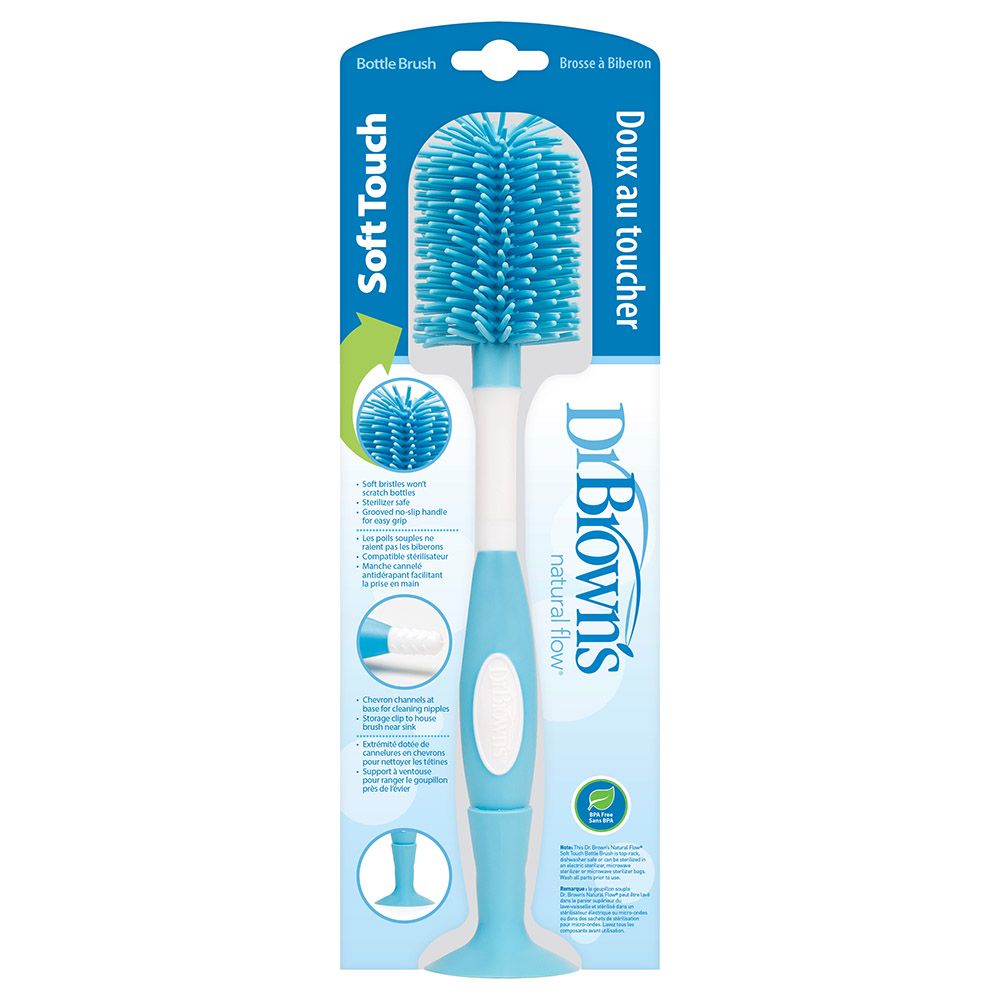 Dr. Brown's - Soft Touch Bottle Brush - Blue