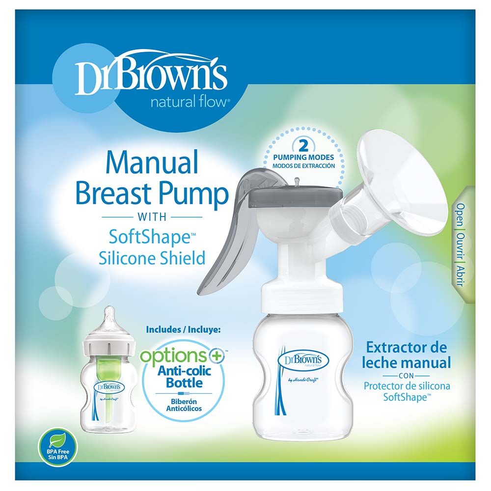 Dr. Brown's - Manual Breast Pump w/ Softshape Silicone Shield