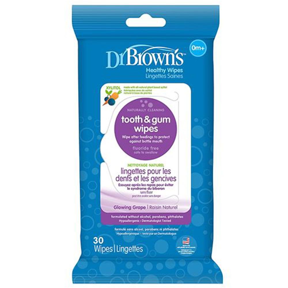 Dr. Brown's - Tooth & Gum Wipes, 30-Pack