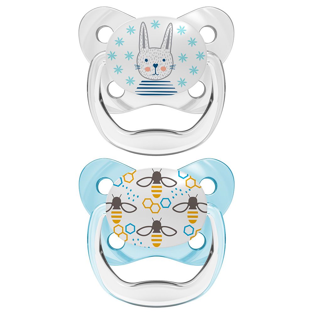 Dr. Brown's - Butterfly Shield Soother - 0-6M - Blue - 2pcs