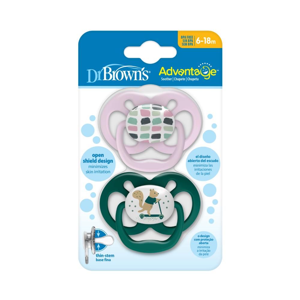 Dr. Brown's - Stage 2 Advantage Pacifier Airplanes 2pcs