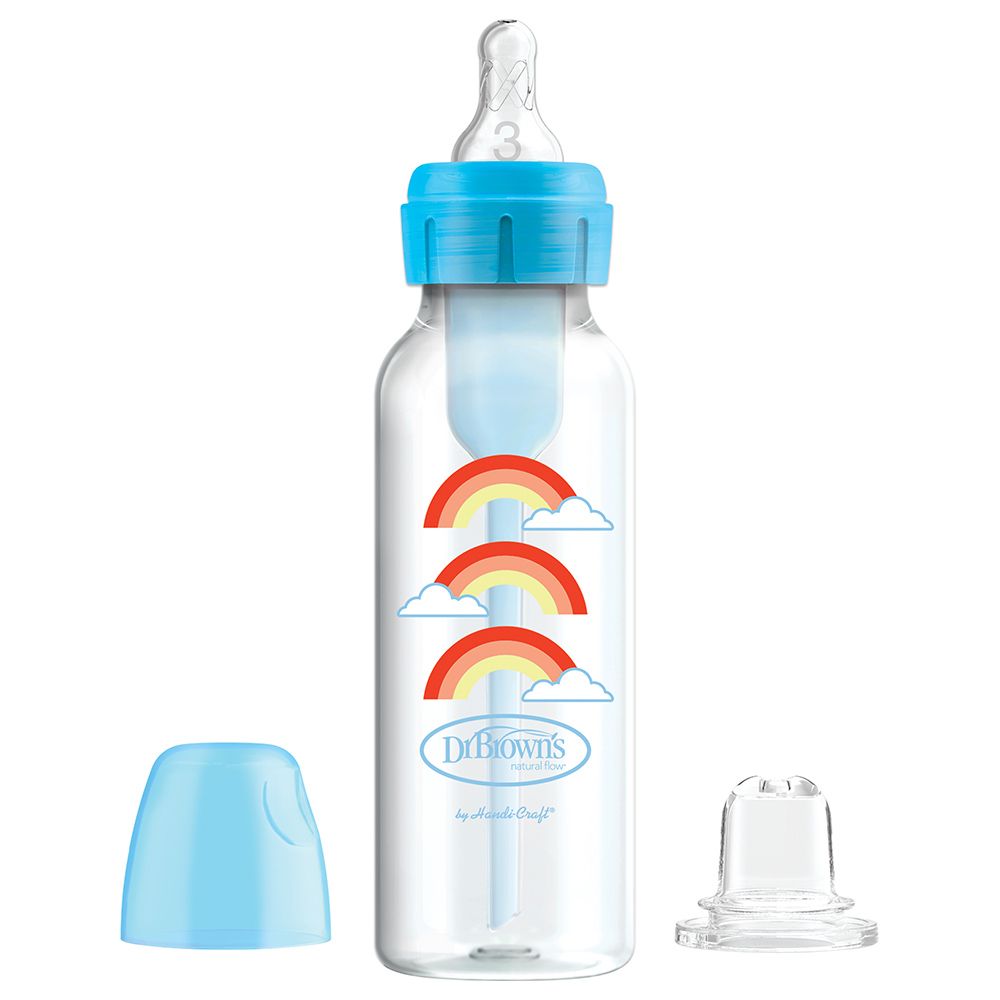 Dr. Brown's - 250ml Narrow Options+ Bottle to Sippy Kit Blue