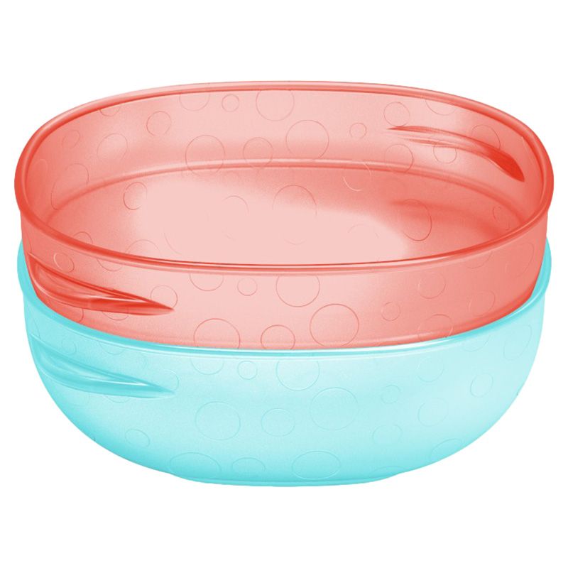 Dr. Brown's - Scoop-A-Bowl - Pack Of 2 - Blue/Red