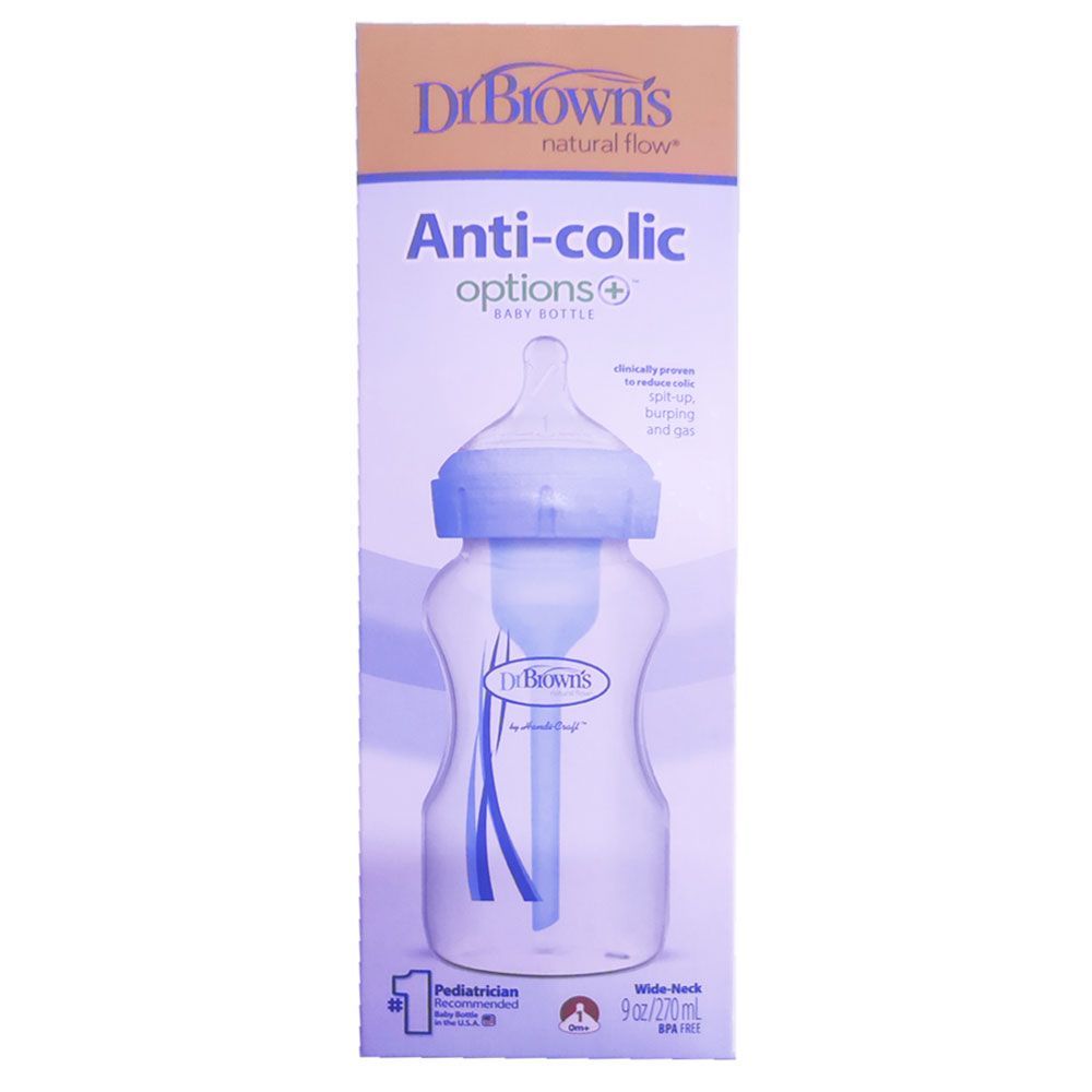 Dr. Brown's - Options+ Anti-colic Bottle 270ml - Blue