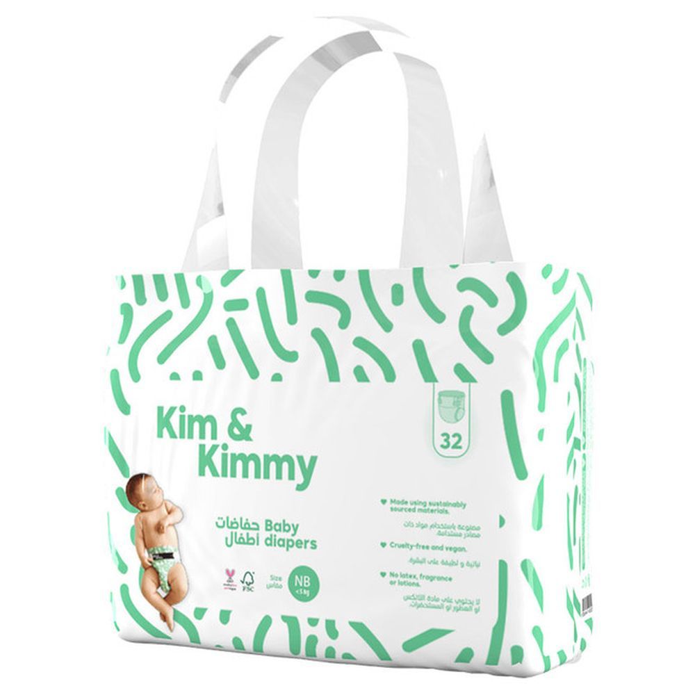 Kim & Kimmy - Space Travel Diapers Upto 5kg New Born - 32pcs