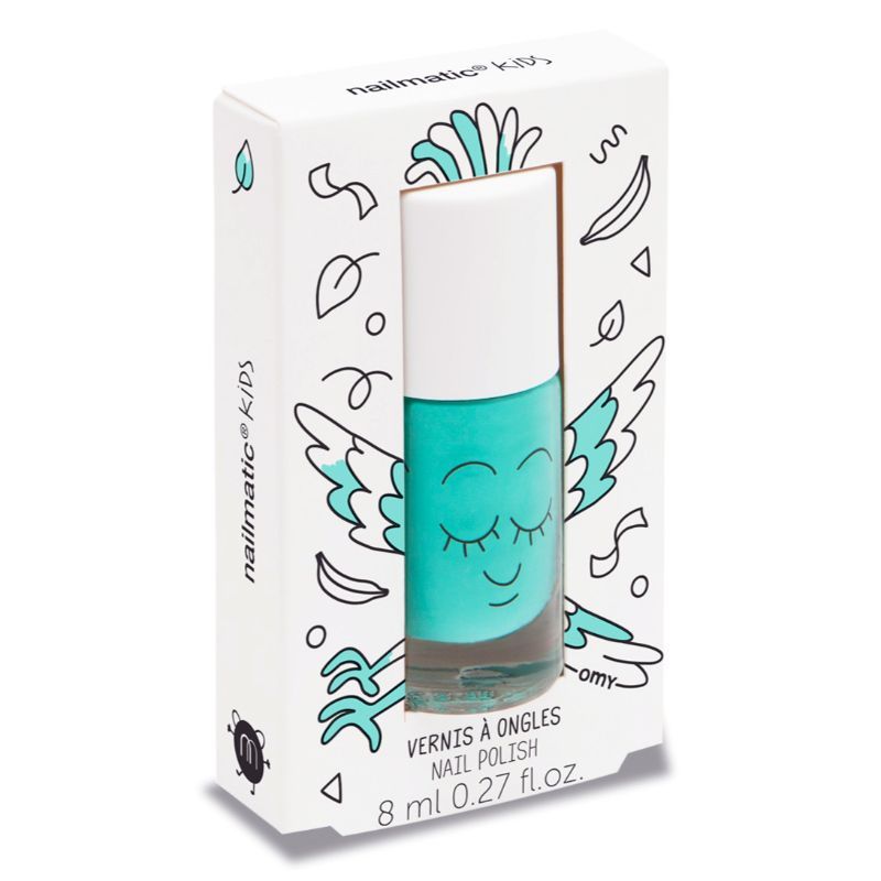 Nailmatic Kids Water Based Mint Green Nail Polish 0.27Fl.oz