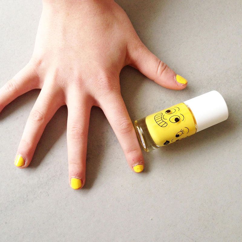 Nailmatic Kids Water Based Nail Polish Lulu Pearly Yellow