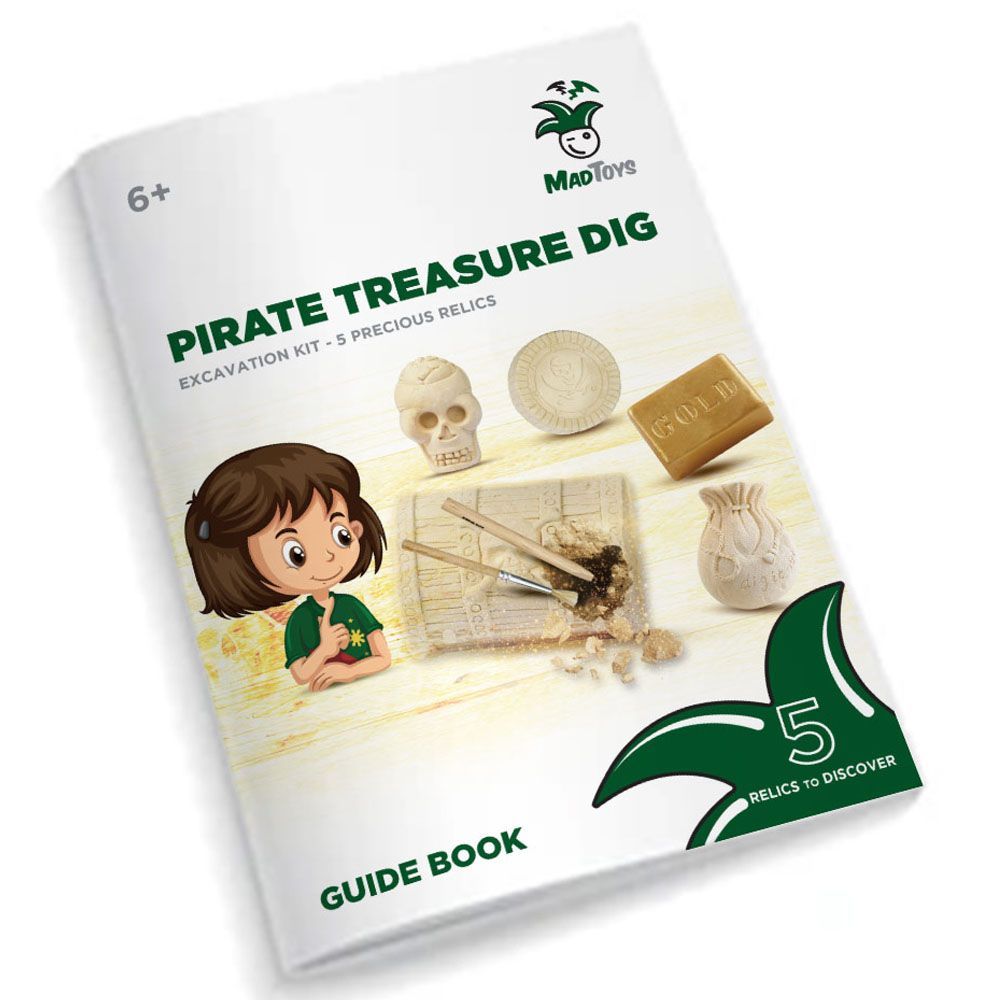 Mad Toys - Pirate Precious Relics Dig Excavation Science Kit