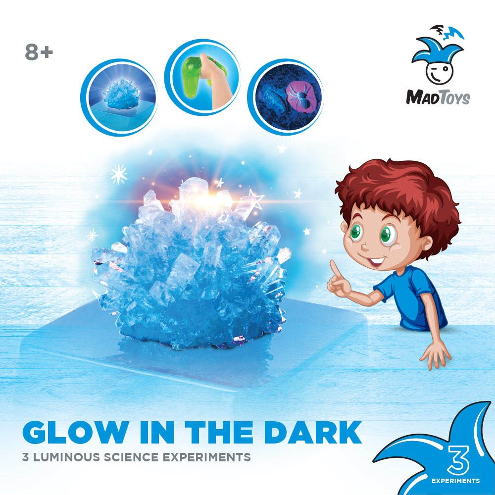 Mad Toys - Glow In The Dark Luminous Science Experiment Kit