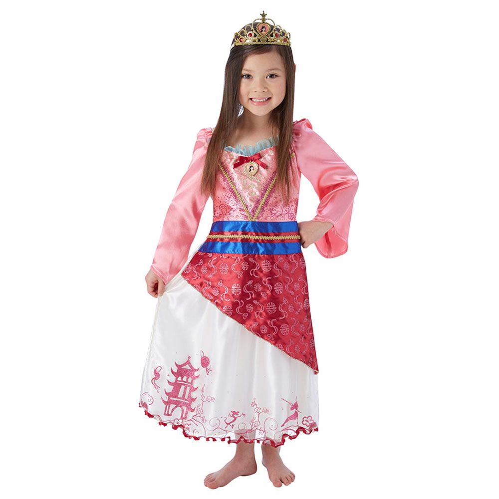 Rubies - Disney Princess Mulan Childs Deluxe Costume - Pink