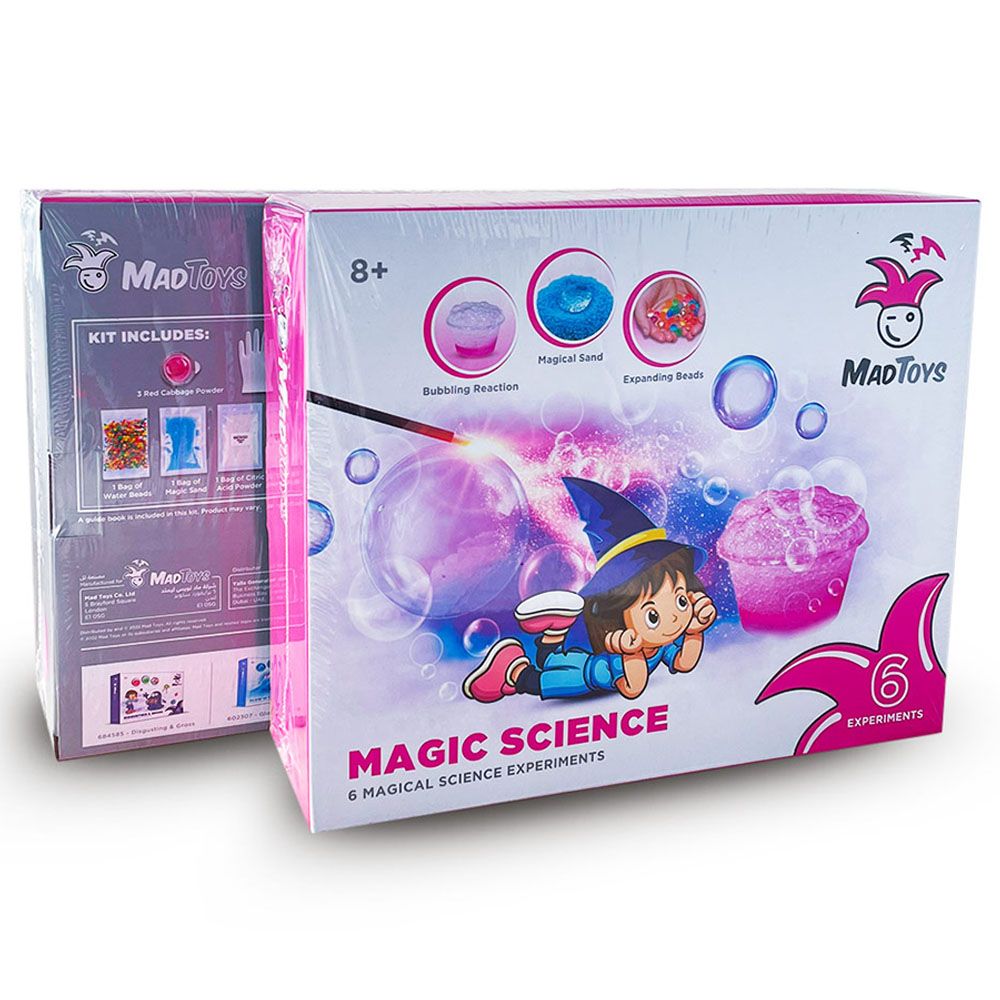 Mad Toys - Magic Science 6 Magical Science Experiments Kit